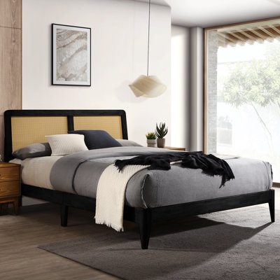 Oliver Wooden Platform Bed