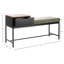 Banc de rangement rembourré en similicuir Boylston-1323452386