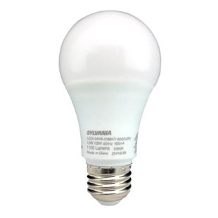 75 W, ampoule DEL A19 à intensité variable, lumière du jour (5000K) E26 / base moyenne (standard)