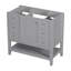 Base de meuble-lavabo simple 35,51 Mulina seulement-909682251