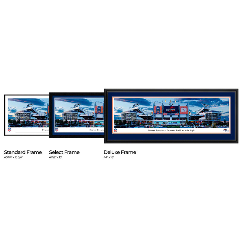 Denver Broncos Stadium Panoramic Print on Paper