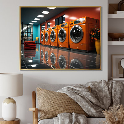 Blanchisserie du prochain siècle I - Décoration murale salle de bain et buanderie