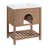 Grigg Free-Standing Single Vanity with Cultured Marble Top-705562914