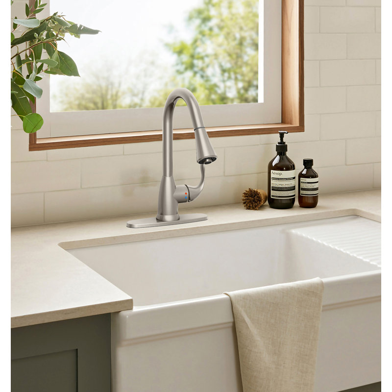Vetta Pull Down Kitchen Faucet, Brushed Nickel