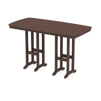 POLYWOOD Nautical 37" x 72" Bar Table
