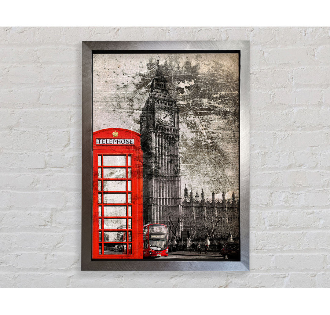 Retro Big Ben - Druck