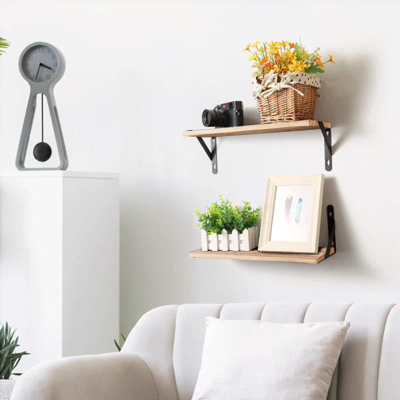 Breanna Bracket Shelf, Light Brown