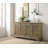 Eletta Transitional 60"L Rectangular Console Table in Oak