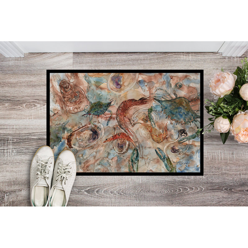 Niam Non-Slip Outdoor Doormat, Rectangle 2' x 3'