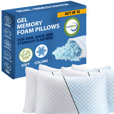 Pill100-12 Memory Foam Firm Cooling Pillow