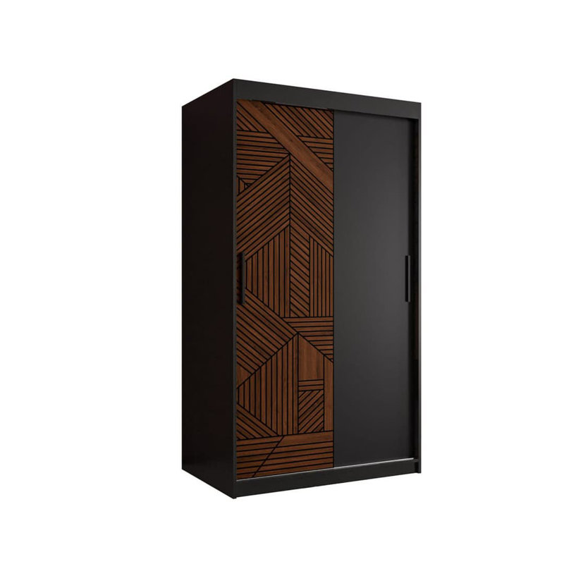 Axsel 2 Door Manufactured Wood Wardrobe