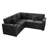 3-Piece Convertible Sectional