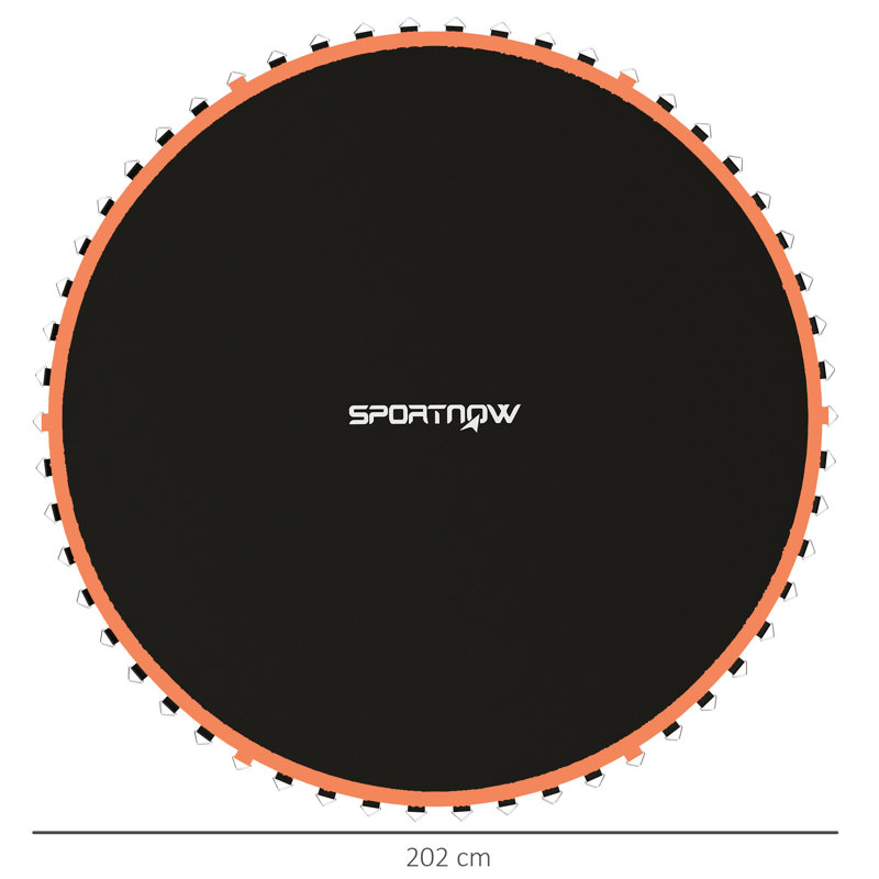 HOMCOM 0.01cm Jumping Surface,  Orange