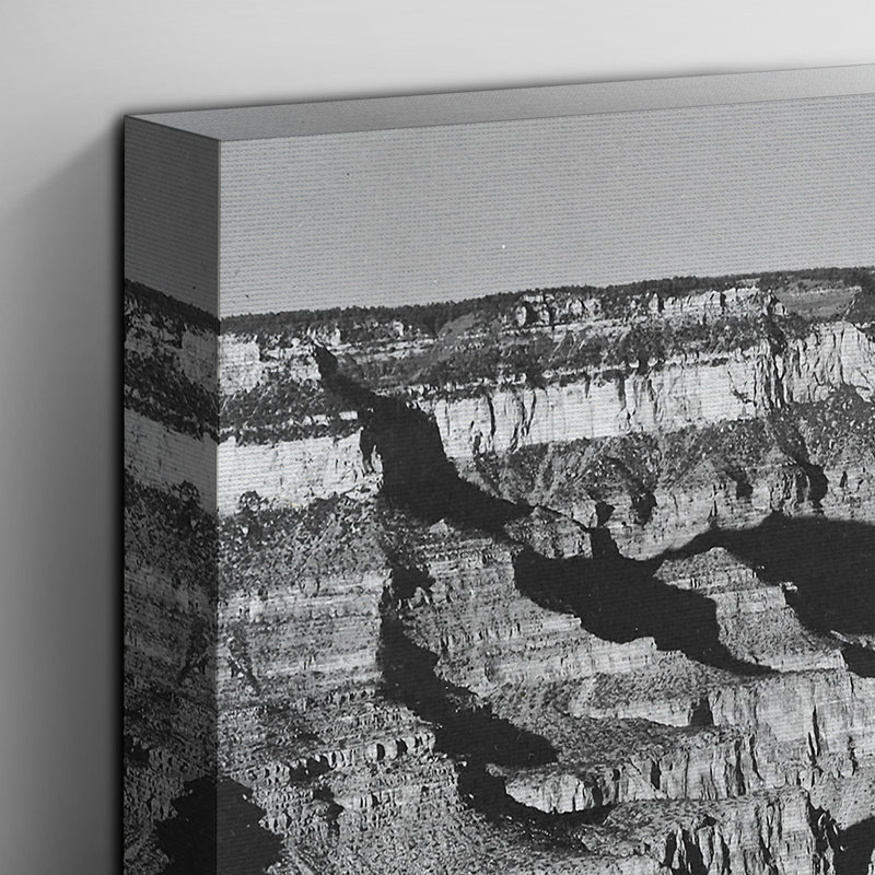 Grand Canyon South Rim by Ansel Adams Photographic - Wrapped Canvas, 50cm H x 35cm W