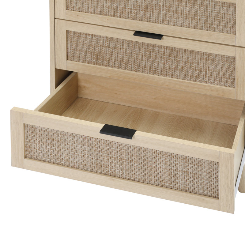 Armoire 3 tiroirs, armoire d'appoint en bois pour chambre à coucher, salon, bureau
