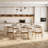 Multifunctional Extendable Console Table with Adjustable Length Up to 118.50in