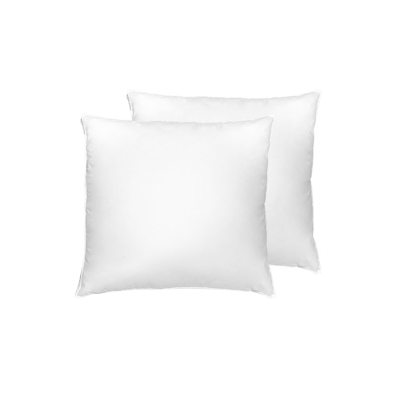 Scheinuk Set of 2 Cotton Bed Feather & Down Medium Support Pillow