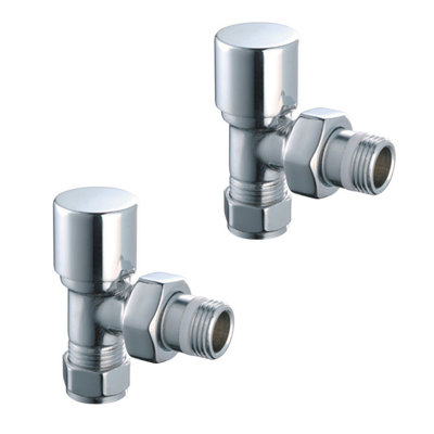  Vertical Radiator Valves 15mm x 1/2"