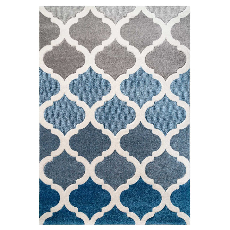 Radstock Geometric Area Rug, Rectangle 80 x 150cm