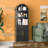 Metal Arched Bookcase, 5-tier Arched Bookcase With Doors, Modern Farmhouse Bookshelf With 2 Adjustable Shelves, Pantry Display Cabinet For Living Room, Black, Assembly Required