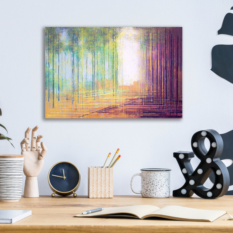 «Morning In The Forest» par Marc Todd, H 12 po x l 16 po x P 0,13 po