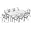 Pacifica Outdoor 17 - Piece Dining Set with Cushions-124850656-124850671