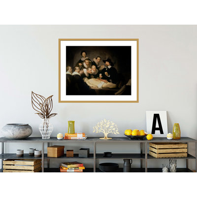 La leçon d'anatomie du Dr Nicolaes Tulp par Rembrandt van Rijn - Estampe numérique encadrée