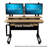 Zedrick Adjustable Metal Base Standing Desk-1809461203