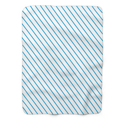 Blue Forms - 1 Piece Premium Sherpa Blanket