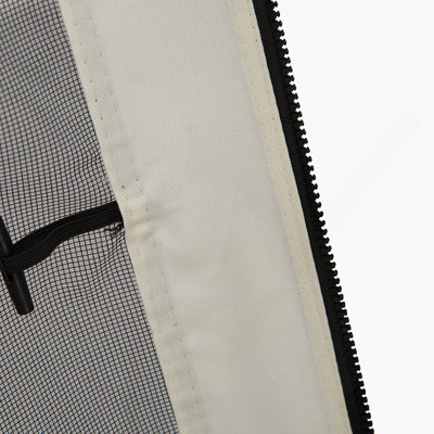 Outsunny 13' X 13' Replacement Mesh Sidewall Netting For Patio Gazebos And Canopy Tents With Zippers (Sidewall Only)