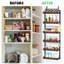 Freestanding Spice Rack with Adjustable Racks