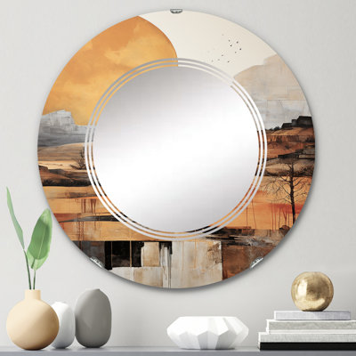 Tensaw - Miroir mural rond Canyon