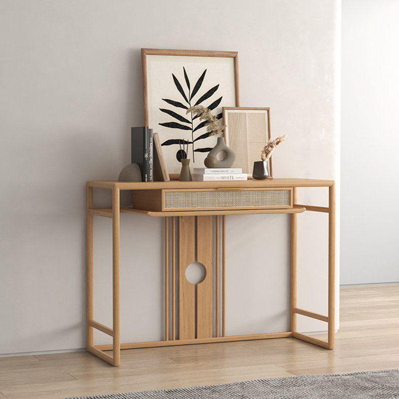 Console de style nordique simple et élégante, H 31,5 po x l 55,1 po x P 13,8 po