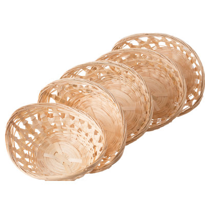 August Grove® Tobler Wood Bread Basket