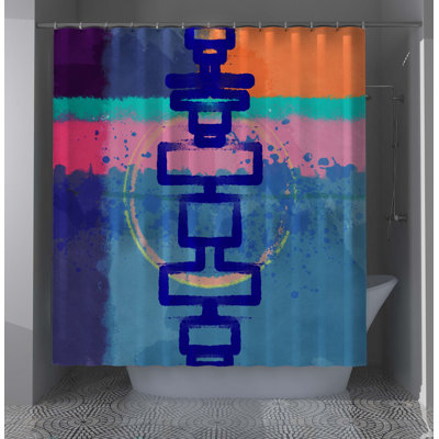 Sharbil Abstract Shower Curtain