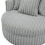 Fauteuil demi-tonneau surdimensionné Mindy