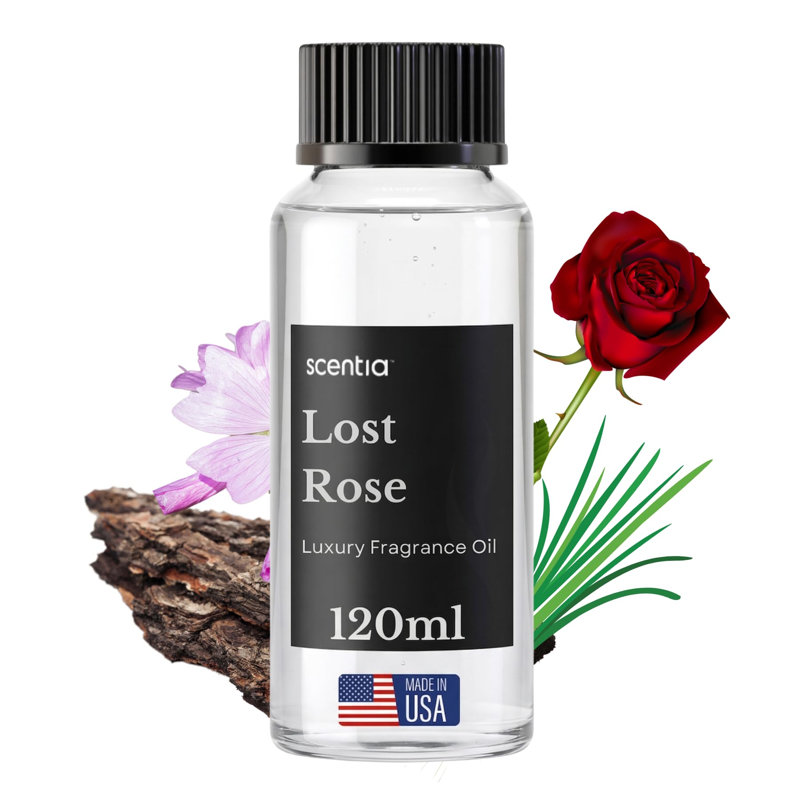 Collection Luxury Signature - Huile pour diffuseur de parfum 120 ml, 4,02 oz liq., 6" H x 4" W x 4" D, Rose perdue