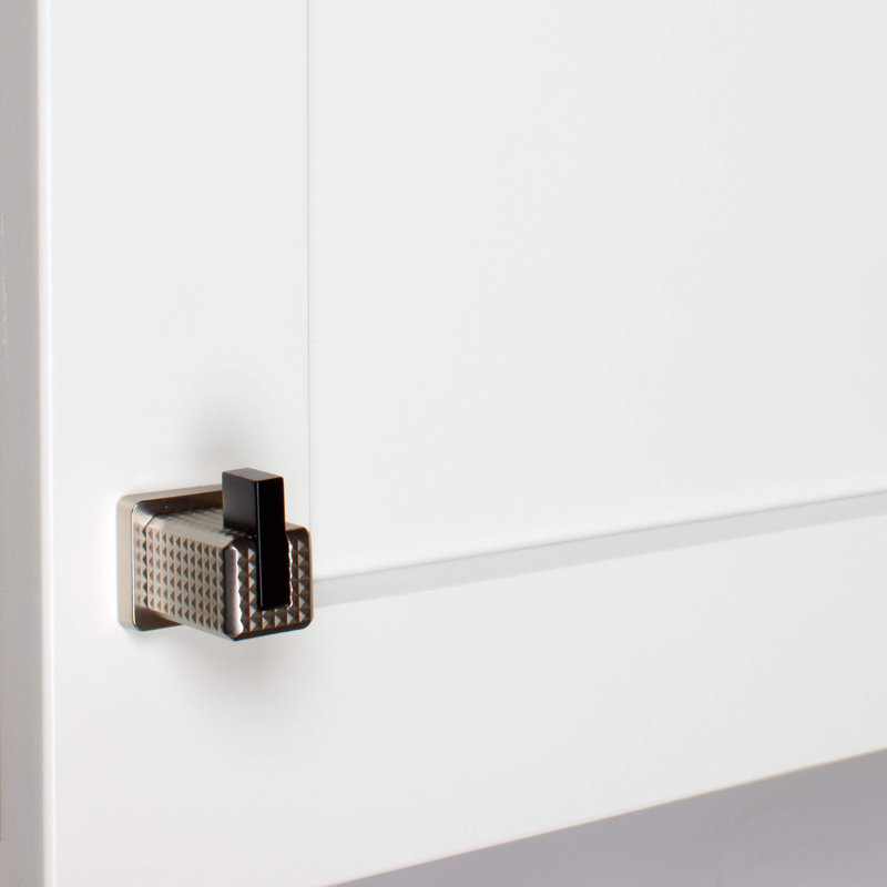 3/2" Length Rectangular Knob Multipack, Matte Black