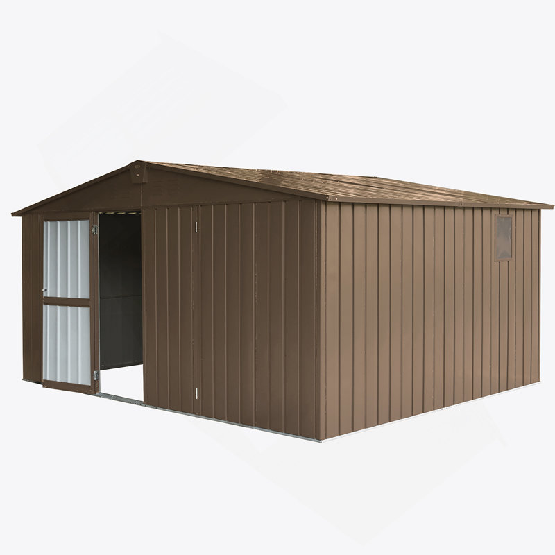 Remise de jardin avec cadre et fenêtres, H 78,79 po x l 154,17 po x P 138,11 po