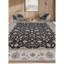 Tapis noir de haute qualité noué à la main