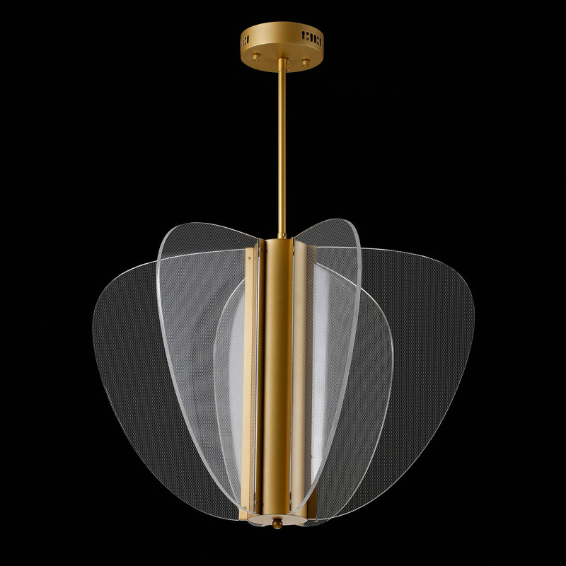 Lustre papillon Calene, Or