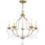 Lustre classique à 5 lumières de style bougie