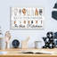 Art mural en verre épique «Eat at your propre risque» par Elizabeth Tyndall, 16 po x 12 po