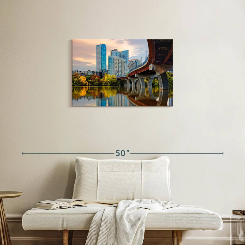 Sireci Austin Urban Cityscape, 20" H x 30" W