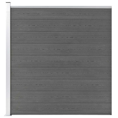 73.2" H x 68.9" W Brown Wood Border Fencing