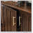 Mid Century Modern Fluted Sideboard Cabinet with Wood Legs