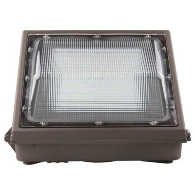 150-Watt LED Plug-in Dusk to Dawn Outdoor Security Wall Pack with Motion Sensor