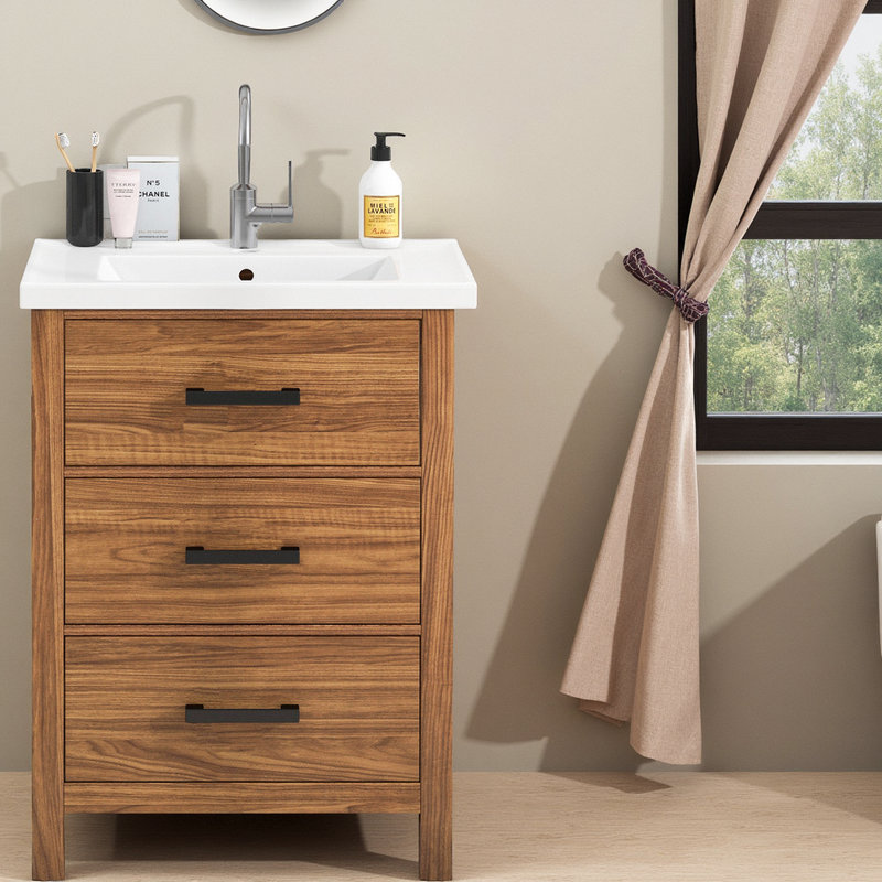 Meuble-lavabo double 24 po
