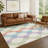 Machine Washable Indoor/Outdoor Chantille ACN2326 Mid-Century Modern Rug-1356595553