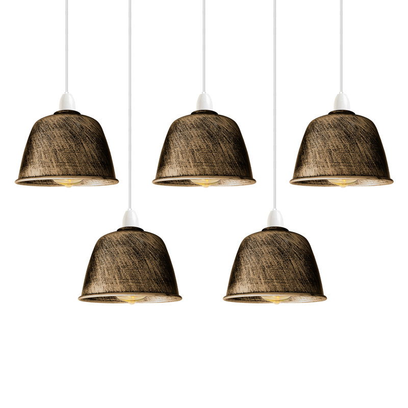 13.5cm H Metal Drum Lamp Shade ( Screw On ), Yellow Brass